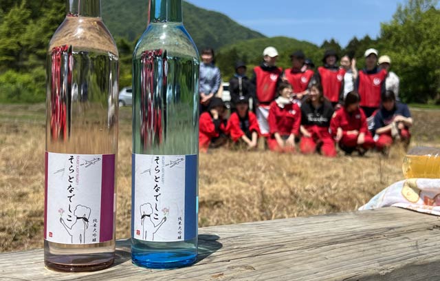 昨年度、作った「READY!LADY!READY! そらとなでしこ 純米大吟醸」