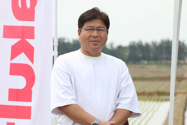 開会式の真中さん