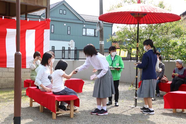 吉田地区まちづくり協議会の「ふだん着でお茶を楽しむ会」