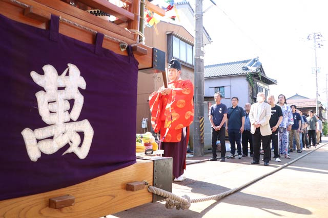 木場小路万灯のおはらい