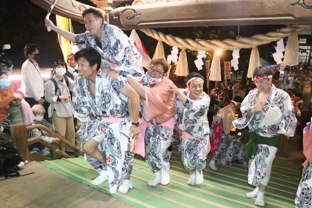 木場小路万灯の舞い込み
