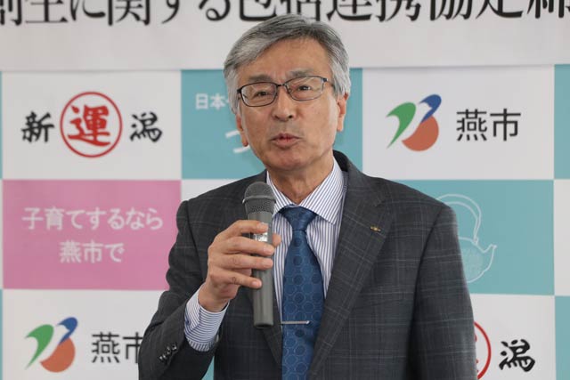 新潟運輸の坂井代表取締役社長