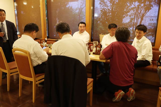 日馬富士さんを囲んで夕食会