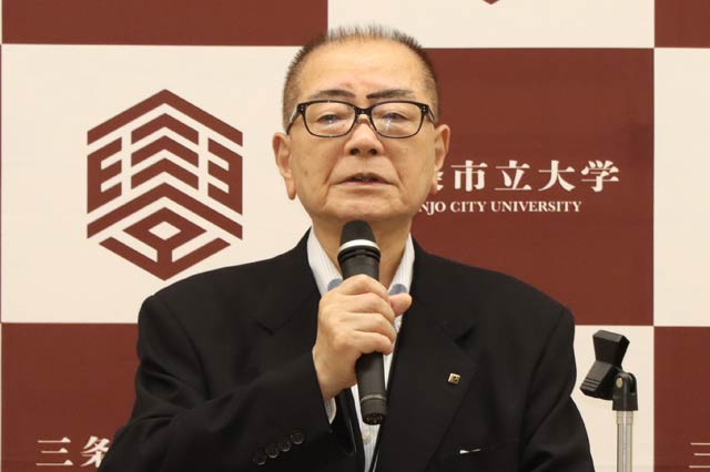 高波さんのあいさつ