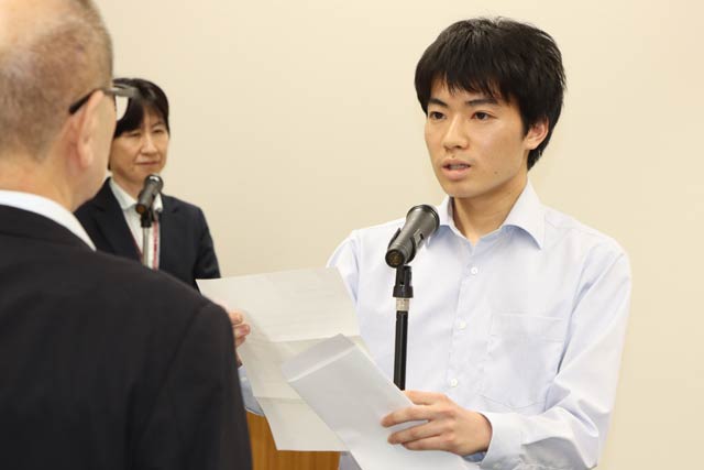 3年中屋さんがお礼の言葉