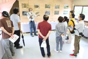 石港遺跡発掘調査現地説明会
