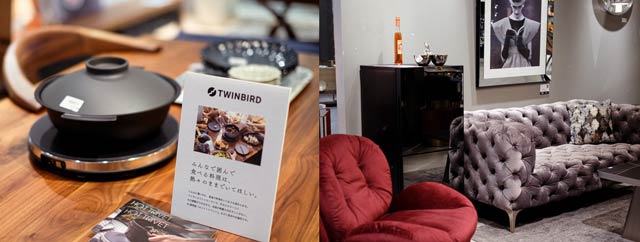 リビングハウス店舗でのツインバード製品展示販売のイメージ