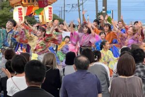 粟生津まつりのよさいこソーラン