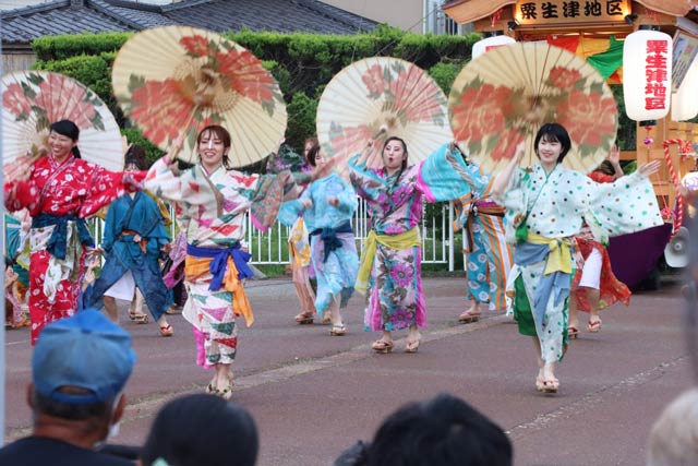 粟生津まつりのよさいこソーラン