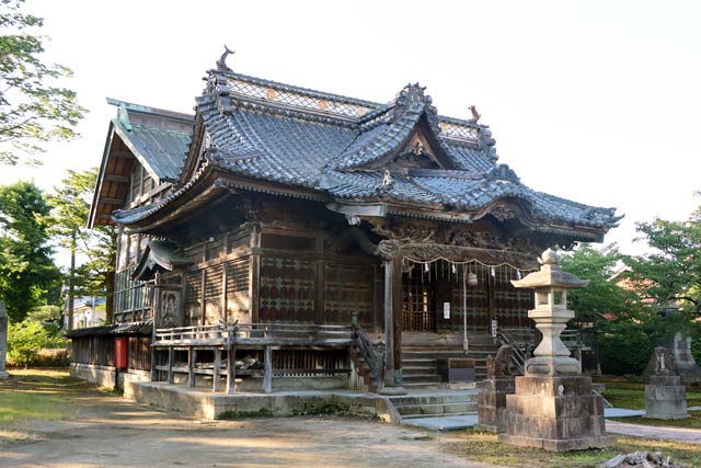 23日に例大祭が行われる吉田諏訪神社