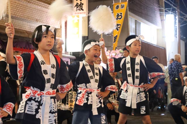 子どもたちの木遣り