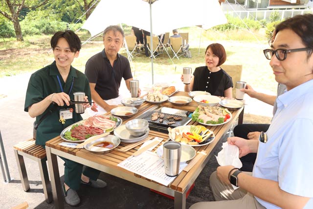 さっそくバーベキューを試食
