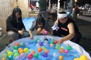 おもてなし広場にことしも夏休み子ども縁日が出現