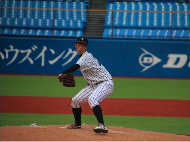 永名悠平 “練習熱心な変則右腕”