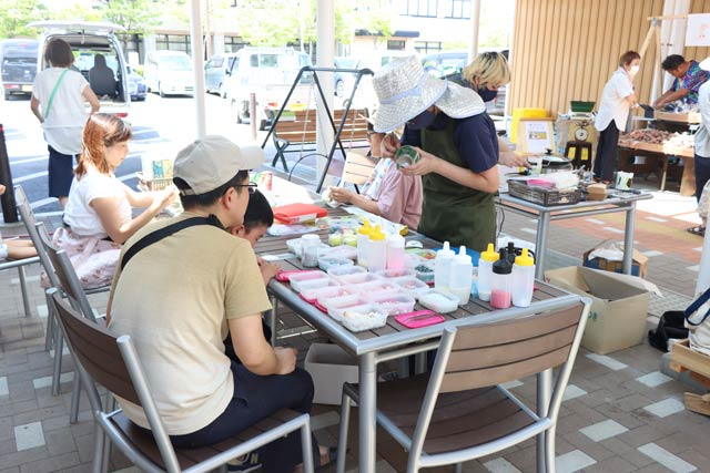 「たがみこれから市」のワークショップ