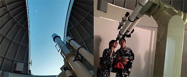「森の湯小屋 さぎの湯 しらさぎ荘」の「ゆかたで星空さんぽ」