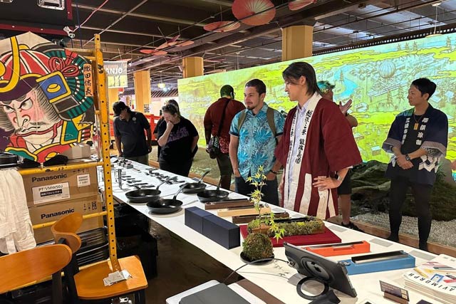 ニューヨークで開かれた燕三条フェア「Discover TSUBAME SANJO」の会場のようす（三条商工会議所青年部・結城靖博会長提供）