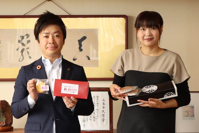 滝沢市長と栗林さん