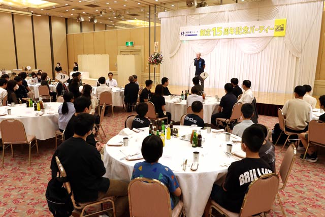 つばめジュニア卓球クラブ創立15周年記念パーティー