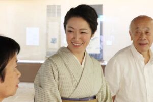 7日に「良寛と加茂」でギャラリトークを行う初回の泉田佑子さん