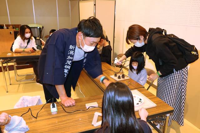 「桐（きり）の端材工作をしよう！」野本桐函製作所