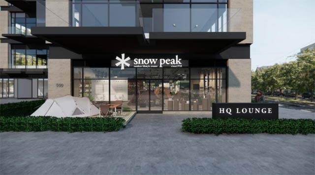 21日オープンする「Snow Peak HQ LOUNGE」