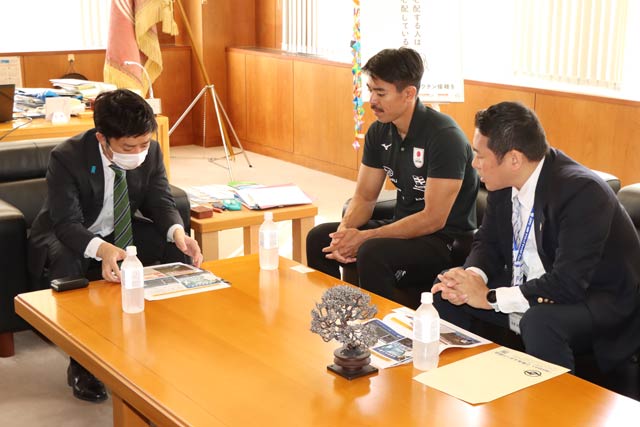 岩瀬三条市スポーツ協会事務局長も同席