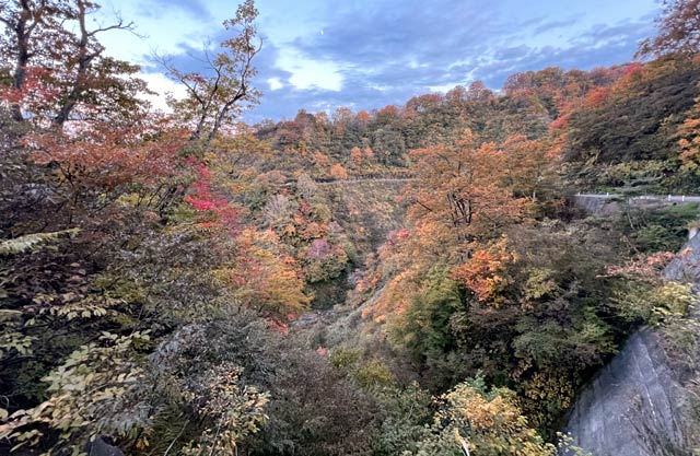 大田切渓谷の紅葉