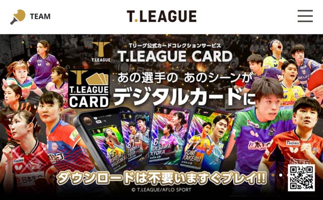 ノジマTリーグのホームページ