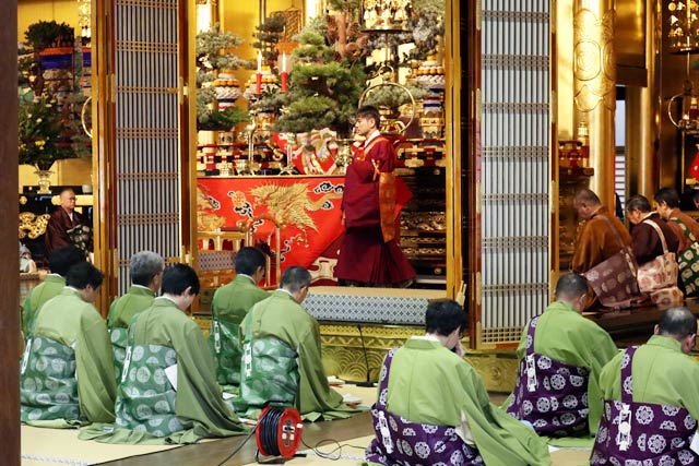 最終日の結願日中法要