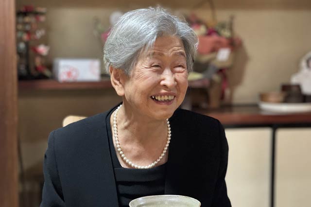 歓談する米田さん