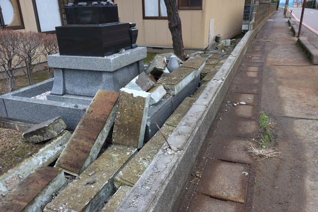 分水地区の被害状況