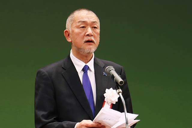 田辺会長のあいさつ