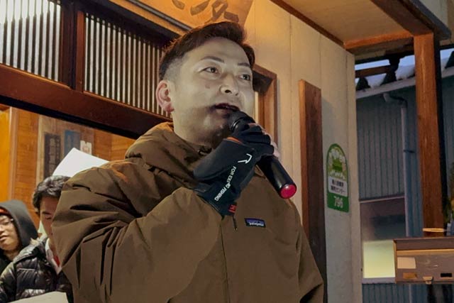 白山会代表の若林さん