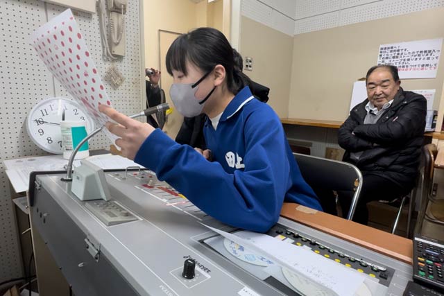 放送委員会の安中委員長