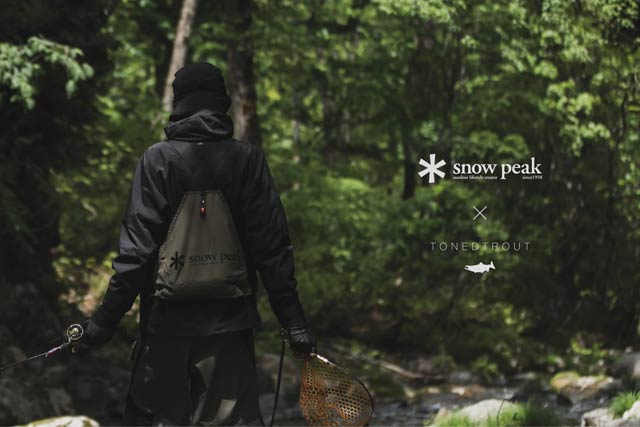 Snow Peak × TONEDTROUT 2024コラボアイテムが16日発売