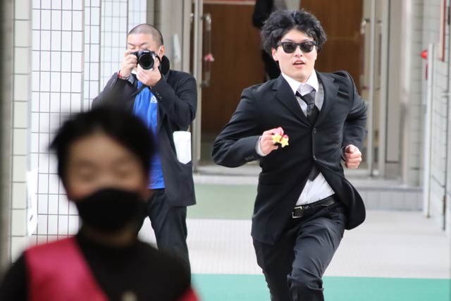 追いかける鬼も体力が必要