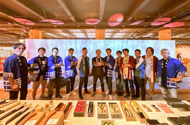 昨年8月にニューヨークで開催した燕三条発信事業