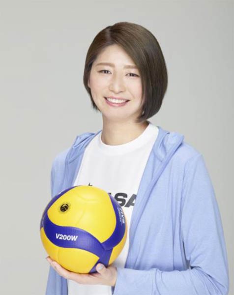 令和5年度「ゆめみらいスポーツ教室（バレーボール）」講師の大友愛さん