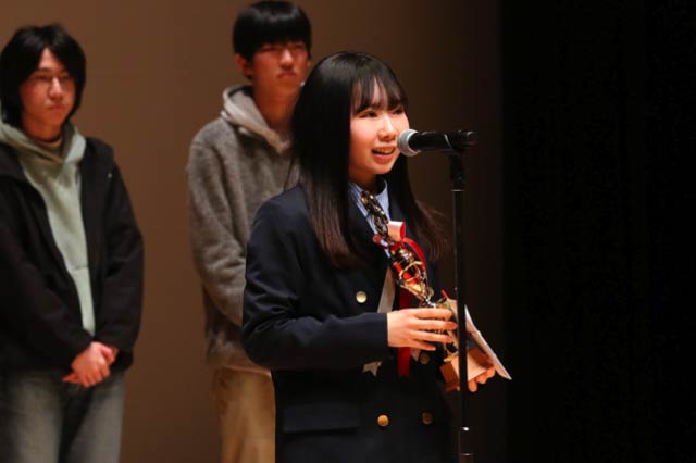 最優秀賞に選ばれた立石真琴さん