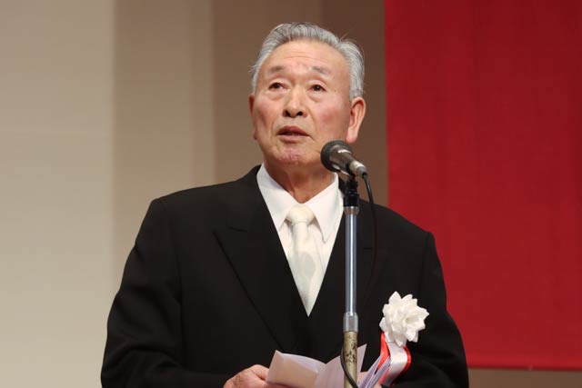 阿部市議会議長の祝辞
