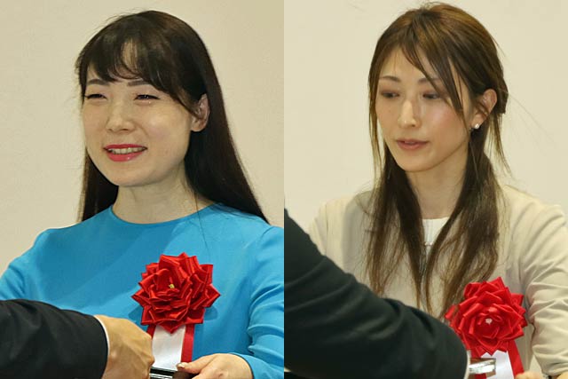 関東経済産業局長賞の株式会社SUS(左)、新潟県知事賞のYui