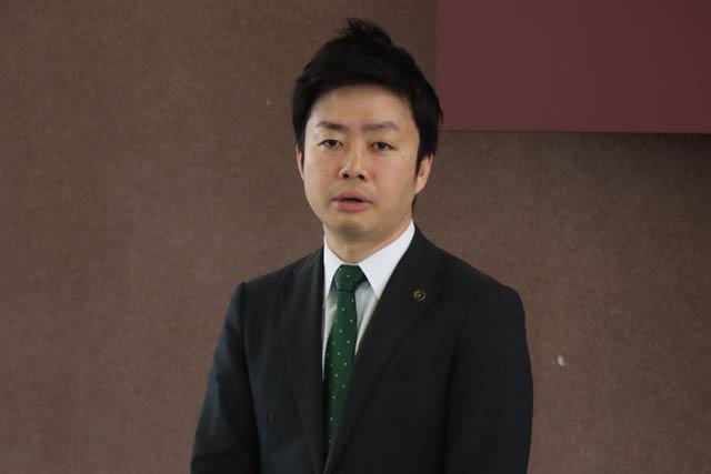 滝沢市長のあいさつ