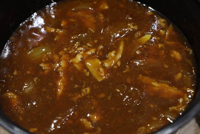 トマトたっぷりで豚肉を使った「林ライス」