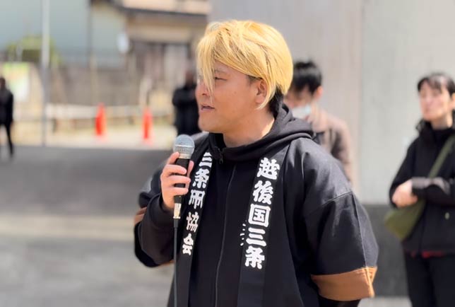三条凧協会の結城副会長