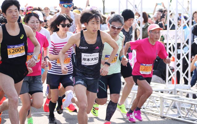 岸本選手のスタート