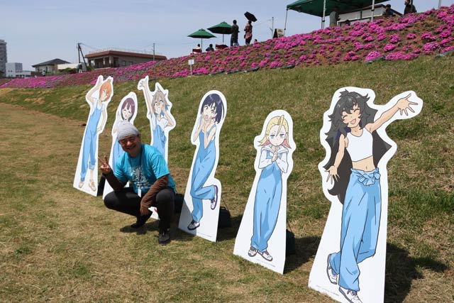 鍛冶ガールのパネルと写真が撮れるフォトスポット