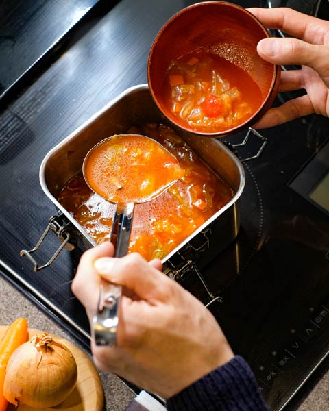 「左利き専用ワンピースレードル（ショートハンドル）」