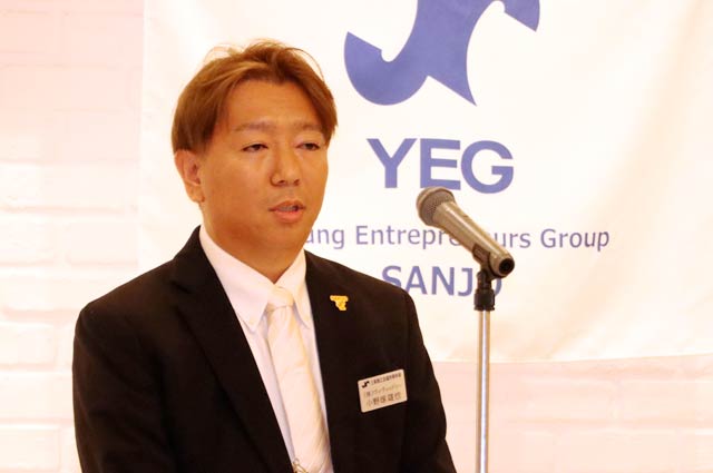 小野里会長のあいさつ