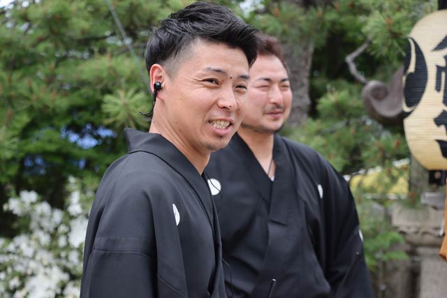 三条若衆会の赤塚会長